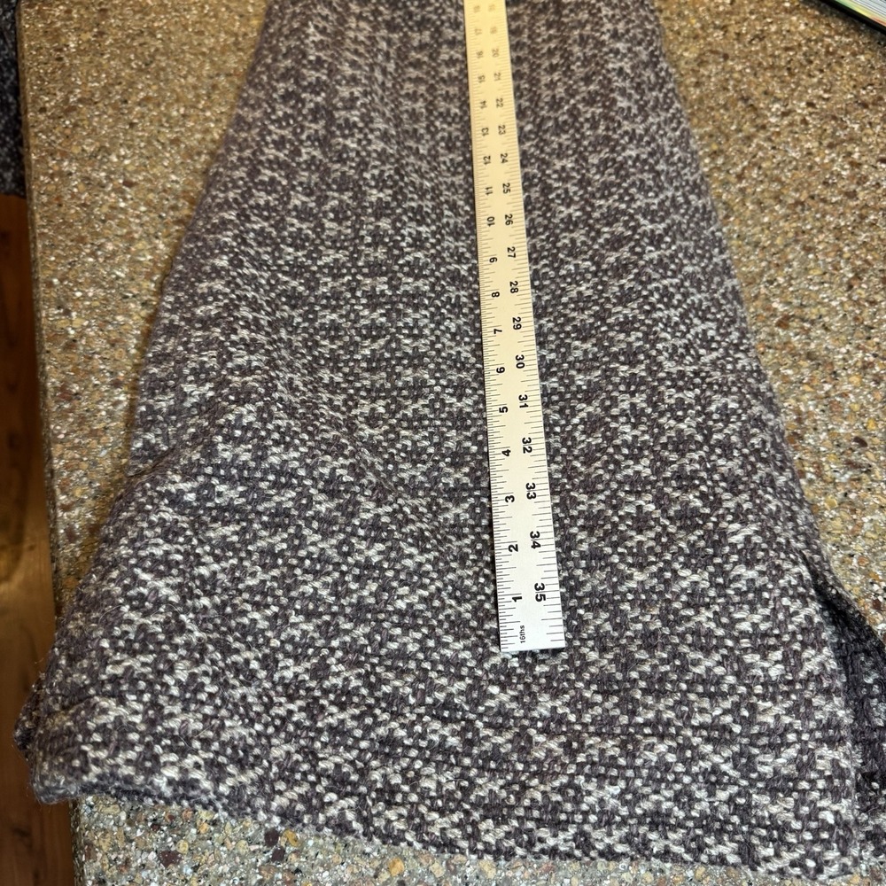 E.C.C. Women Cardigan Coat XL Brown Wool Cotton Handmade Ecuador Boho Artisan - Picture 7 of 7